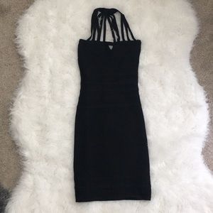 Bebe Black Bandage Dress